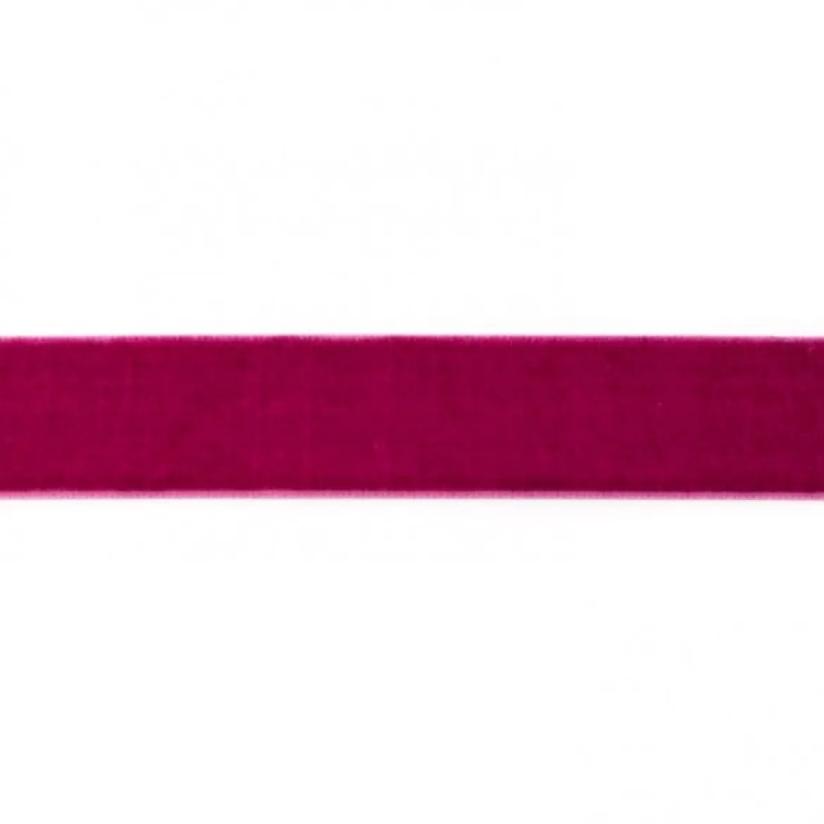 Samtband fuchsia Meterware Breite: 25mm 100% Polyester