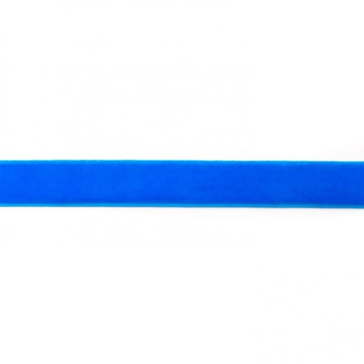 Samtband neon blau Meterware Breite: 15mm 100% Polyester