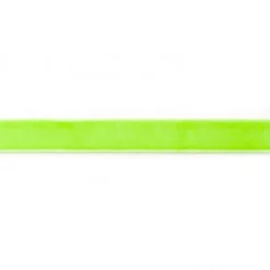 Samtband neon grün Meterware Breite: 15mm 100% Polyester