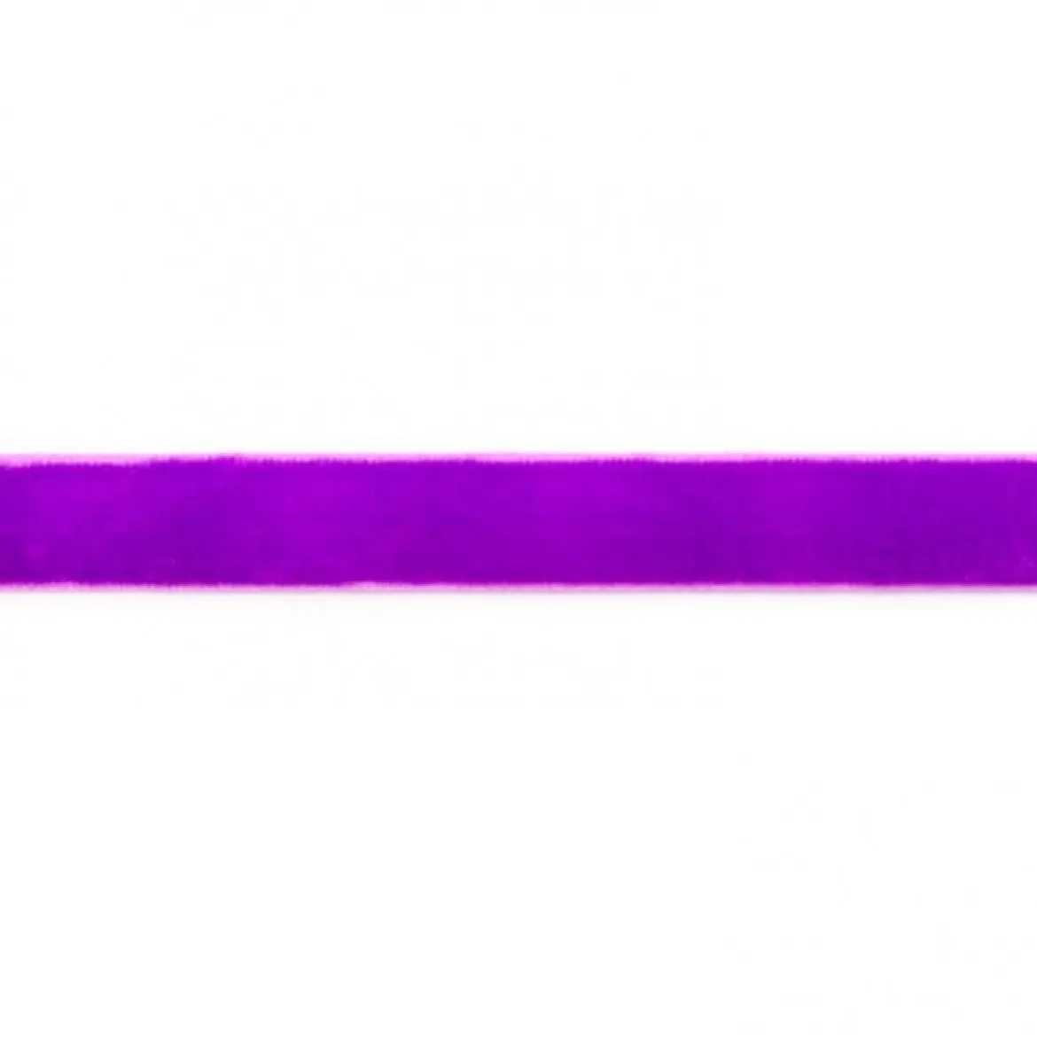 Samtband neon lila Meterware Breite: 15mm 100% Polyester