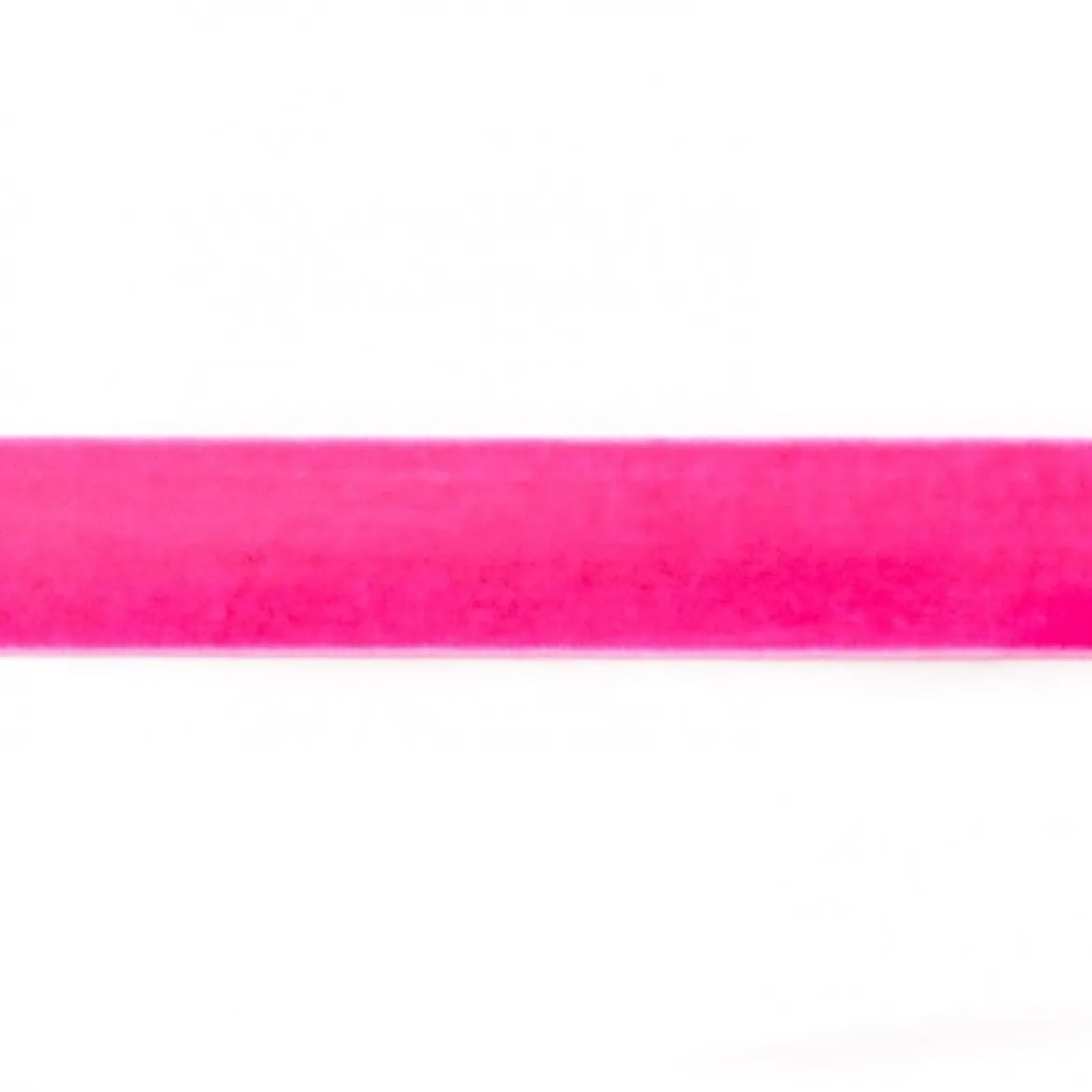 Samtband neon pink Meterware Breite: 25mm 100% Polyester