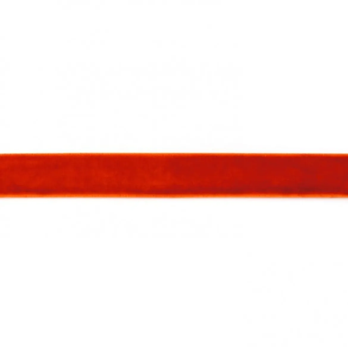 Samtband orange Meterware Breite: 15mm 100% Polyester