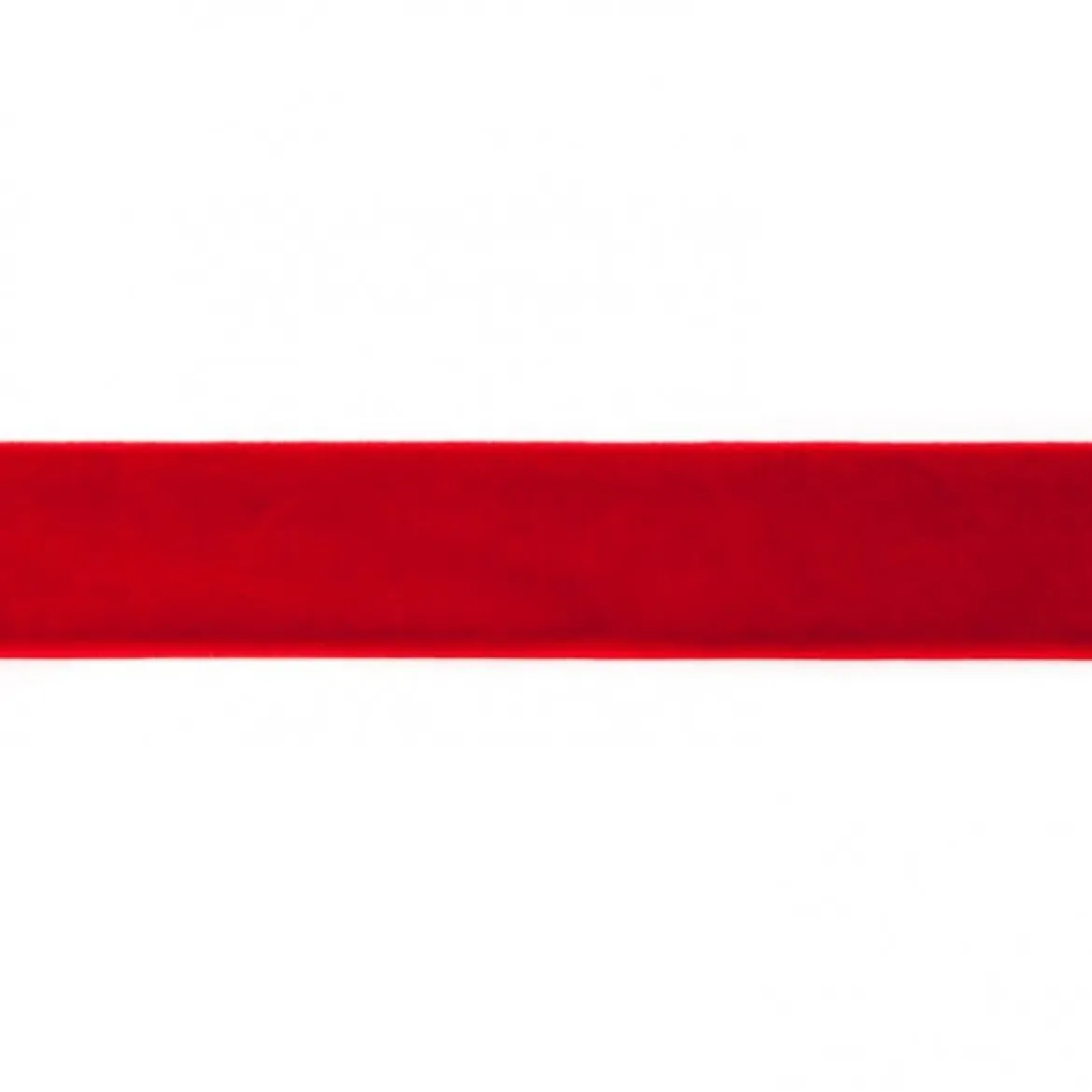 Samtband rot Meterware Breite: 25mm 100% Polyester