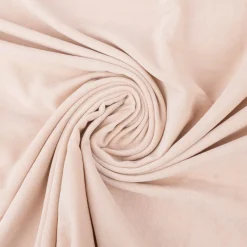 Samtstoff Baumwollsamt Dekostoff Velvet Algodon uni beige 1,42m Breite