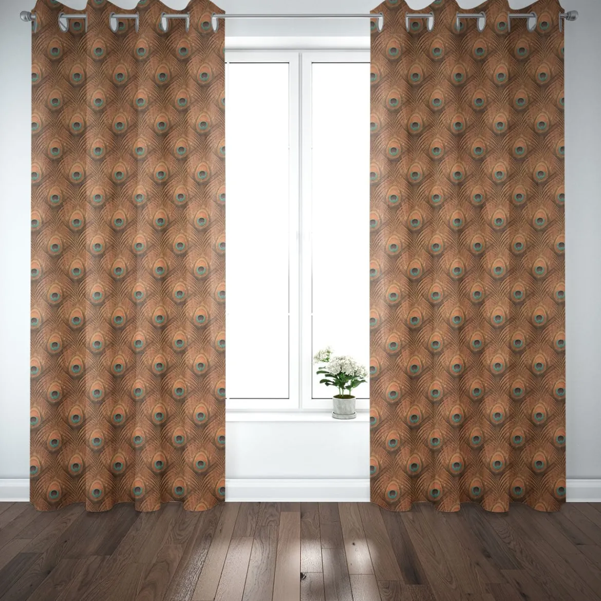 Samtstoff Dekostoff Velvet Deluxe Samt Pfauenauge Pfauenfeder ocker gold 1,4m Breite