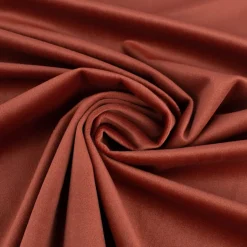 Samtstoff Dekostoff Velvet Samt einfarbig rostbraun 1,4m