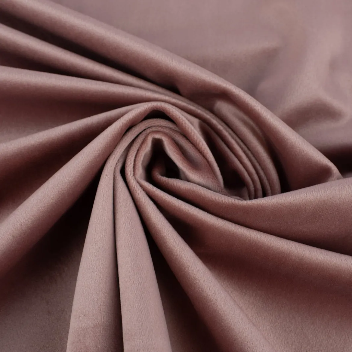 Samtstoff Dekostoff Velvet Samt einfarbig altrosa 1,4m