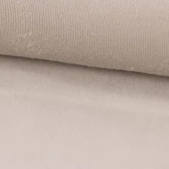 Samtstoff Dekostoff Velvet Samt einfarbig beige grau 1,4m