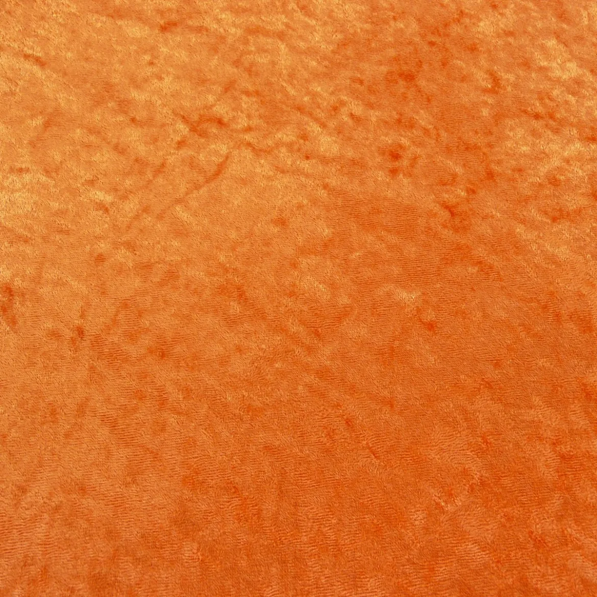 Samtstoff Kreativstoff Pannesamt einfarbig orange 1,5m