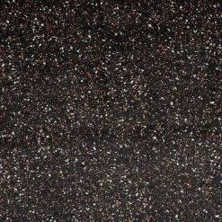 Samtstoff Polsterstoff Dekostoff Velvet Digitaldruck Terrazzo schwarz orange 1,50m