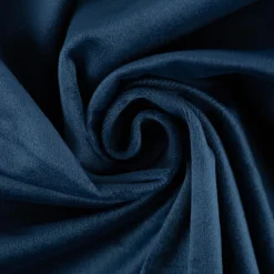Samt Stoff Vorhangstoff Vienna uni blau 1,40m Breite