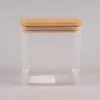 Sass & Belle Aufbewahrungsglas mit Bambusdeckel klar natur 11,5x9,5x12cm