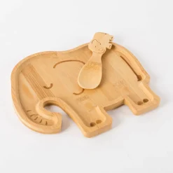 Sass & Belle Bambusteller Elefant 18x20x1cm