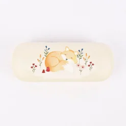 Sass & Belle Brillenetui Fuchs beige bunt 16,5x6,5x3cm