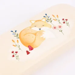 Sass & Belle Brillenetui Fuchs beige bunt 16,5x6,5x3cm