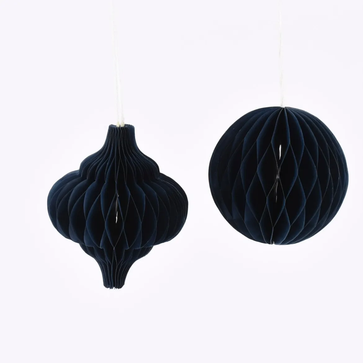Sass & Belle Dekohänger Wabenball Papier blau 2 Stück 10cm