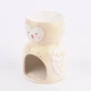 Sass & Belle Duftlampe Eule Olivia Dolomite creme weiß braun 10,5x13,5cm