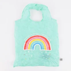Sass & Belle Einkaufstasche faltbar Regenbogen bunt 36x55cm