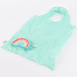 Sass & Belle Einkaufstasche faltbar Regenbogen bunt 36x55cm