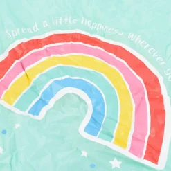 Sass & Belle Einkaufstasche faltbar Regenbogen bunt 36x55cm