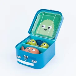 Sass & Belle Kinder-Teeset Monster blau bunt 7-teilig 17,5x17,5x9,5cm