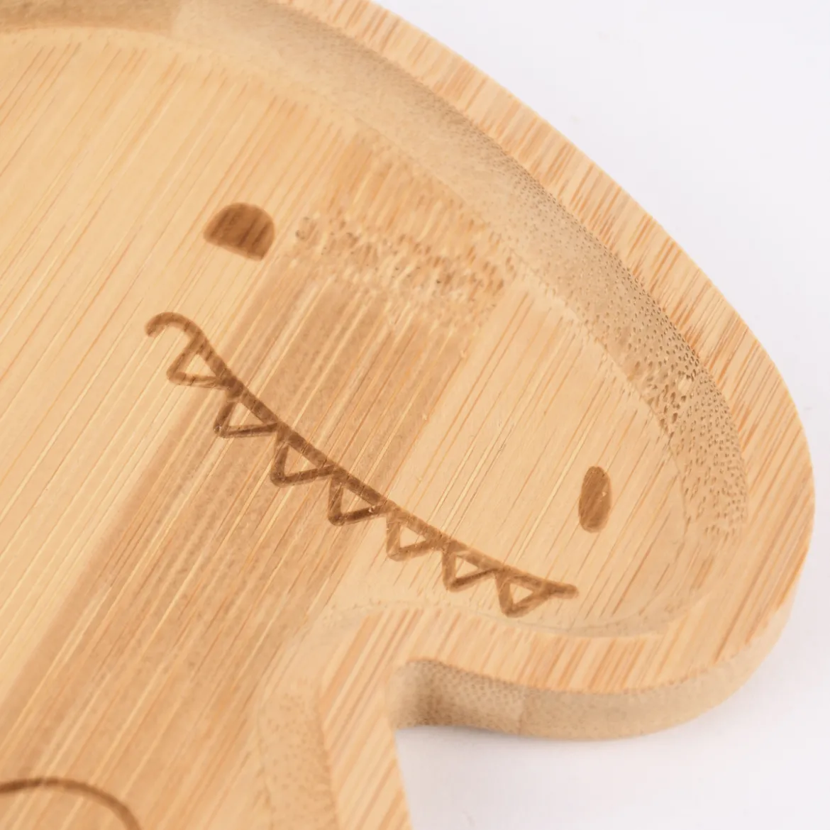 Sass & Belle Kinder Teller Dinosaurier Bambus 19,5x18cm