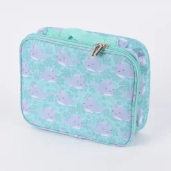 Sass & Belle Lunchbag Alma Narwal türkis grau 25x8x20cm