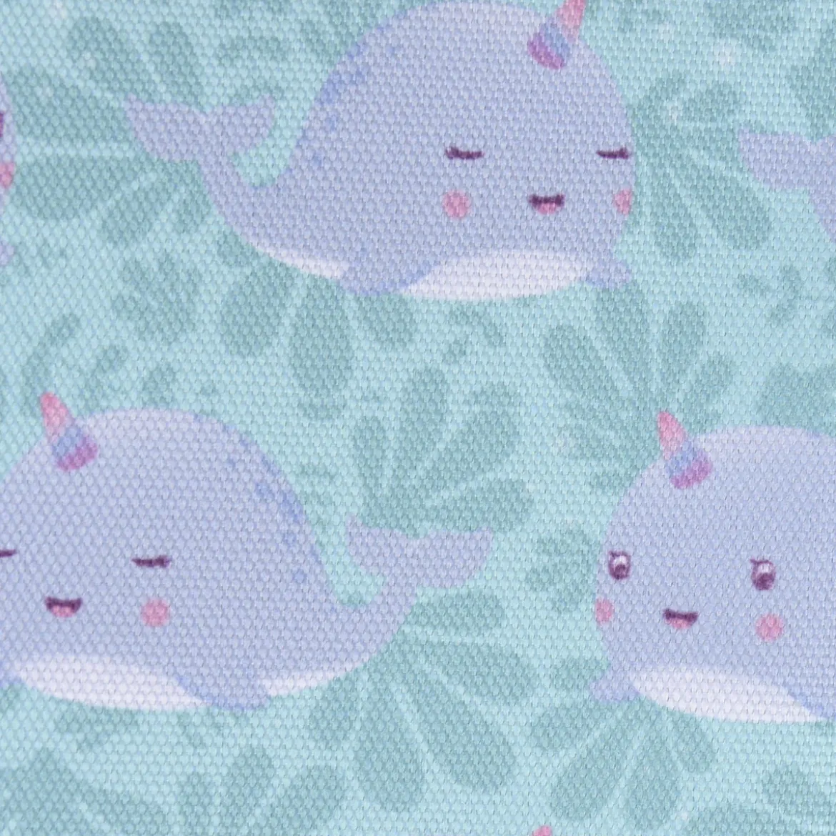 Sass & Belle Lunchbag Alma Narwal türkis grau 25x8x20cm