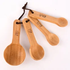 Sass & Belle Messlöffel Set Bambus 4-teilig verschiedene Größen