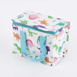 Sass & Belle Mini Kühltasche Dinosaurier weiß bunt 21x13x16cm