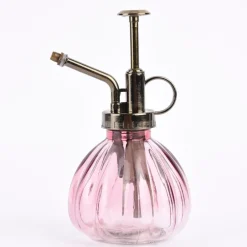 Sass & Belle Pflanzensprüher Glas rosa 8x16,5cm