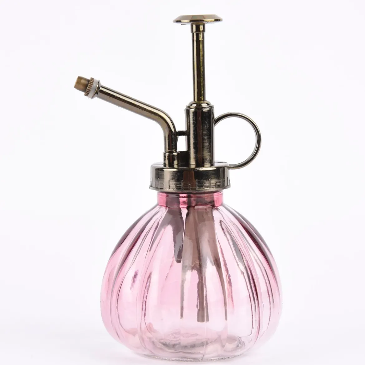 Sass & Belle Pflanzensprüher Glas rosa 8x16,5cm