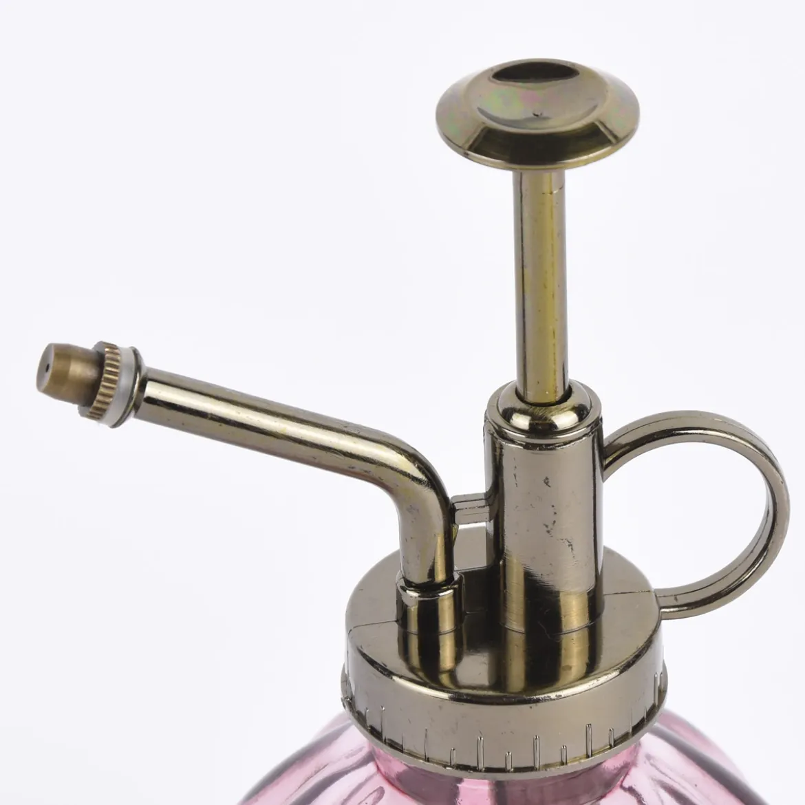 Sass & Belle Pflanzensprüher Glas rosa 8x16,5cm