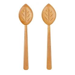 Sass & Belle Salatbesteck Bambus Blätter 6x25cm