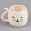 Sass & Belle Tasse Katze Ohren und Schwanz weiß 15x9x10cm