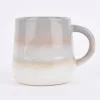 Sass & Belle Tasse Mojave glasiert Steinzeug grau weiß 350ml