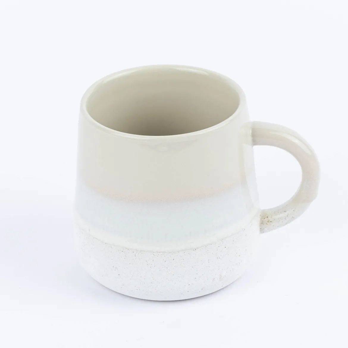 Sass & Belle Tasse Mojave glasiert Steinzeug beige weiß 350ml