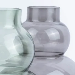 Sass & Belle Vase doppelbauchig Pebble grün 25,5x19cm