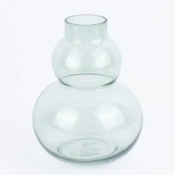 Sass & Belle Vase doppelbauchig Pebble grün 25,5x19cm