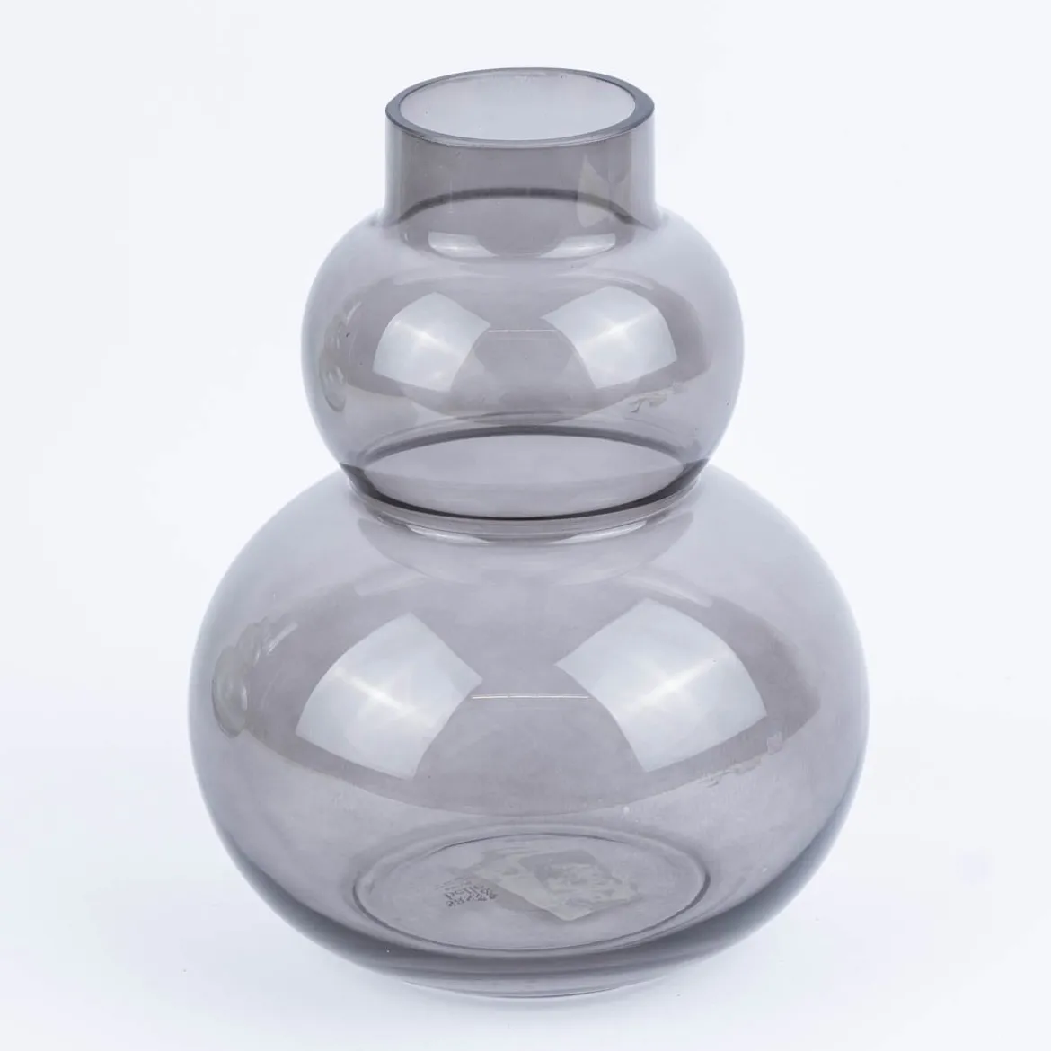 Sass & Belle Vase doppelbauchig Pebble grau 25,5x19cm