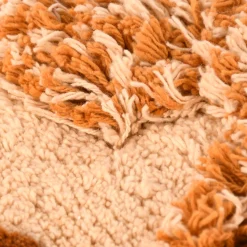 Sass & Belle Vorleger Igel ocker beige braun 56x50cm