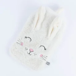 Sass & Belle Wärmflasche für Kinder Hase Plüsch weiß 27x17cm