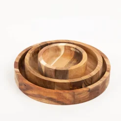 Schale aus Akazienholz FSC lebensmittelecht 16x3cm (DxH)