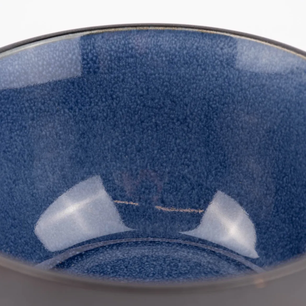 Schale Bowl klein reactive glaze reaktive Glasur dunkelblau 12x6cm (DxH)