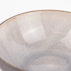 Schale Bowl mini reactive glaze reaktive Glasur hellgrau 12x4cm (DxH)