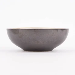 Schale Bowl mini reactive glaze reaktive Glasur hellgrau 12x4cm (DxH)