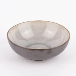 Schale Bowl mini reactive glaze reaktive Glasur hellgrau 12x4cm (DxH)