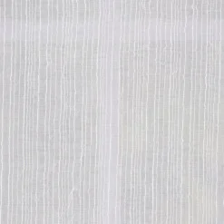 Schal Fertiggardine mit Schlaufenband und Schnurstreifen weiß 145x245cm