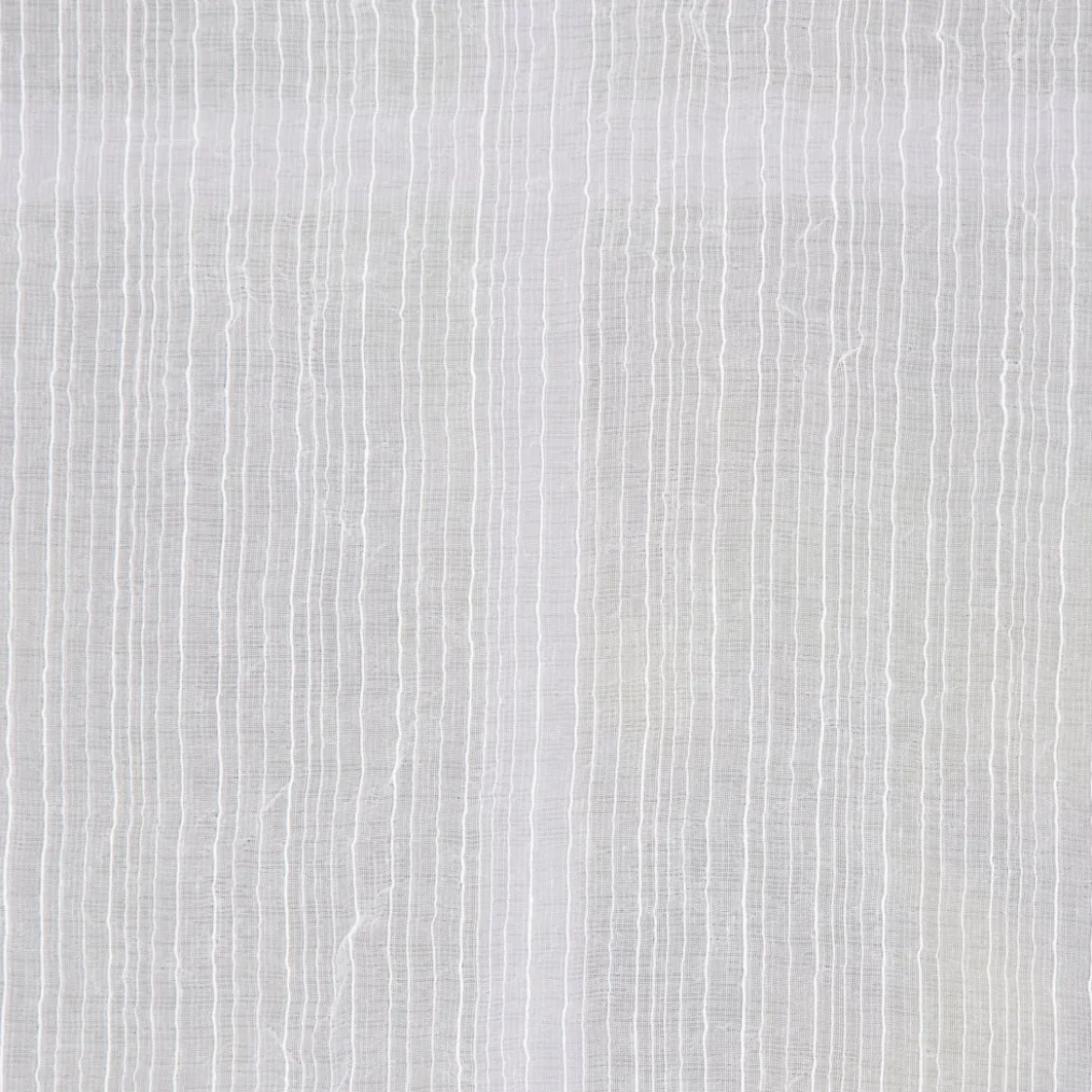 Schal Fertiggardine mit Schlaufenband und Schnurstreifen weiß 145x245cm
