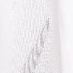 Scheibengardine Breeze transparente Meterware mit Schlaufen Gräser wollweiß beige 46cm Höhe
